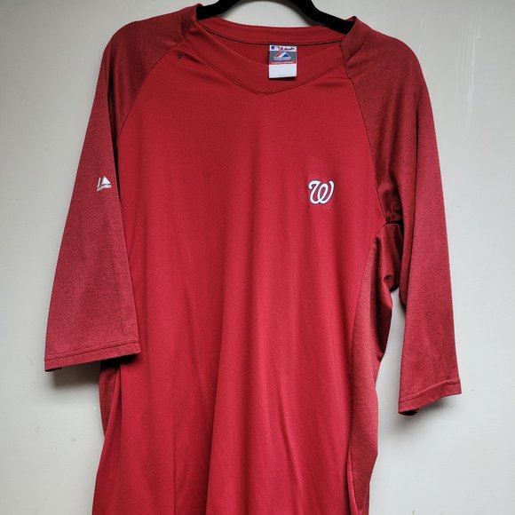 Men's Washington Nationals XL batting practice shirt - Picture 1 of 6